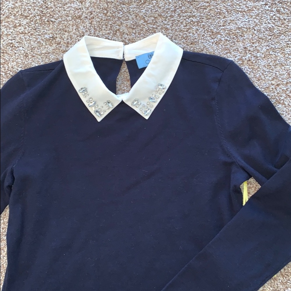 Blue Blouse Top